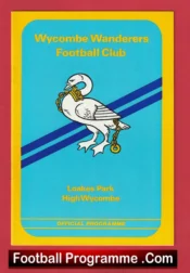 Wycombe Wanderers v Israel FA 1981 – Friendly Match Jewish Team