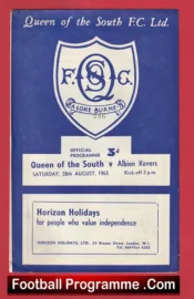 Queen Of The South v Albion Rovers 1965 – Scotland