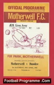 Motherwell v Dundee 1966 – Scotland