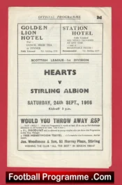 Stirling Albion v Heart Of Midlothian 1966 – Scotland