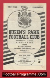 Queens Park v Raith Rovers 1967 – Scottish Cup