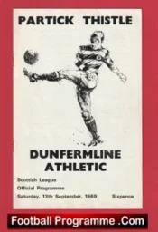 Partick Thistle v Dunfermline Athletic 1969 – Scottish League