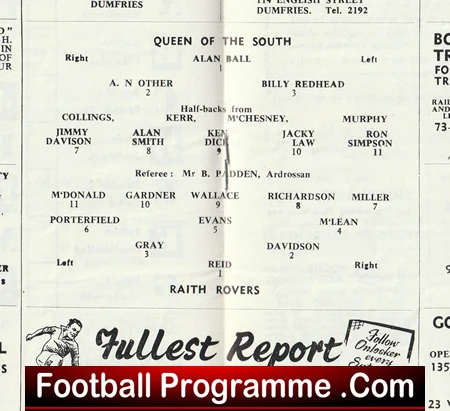 Queen Of The South v Raith Rovers 1966 - Scotland - Image 3