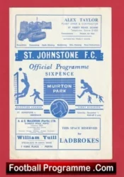 St Johnstone v Hibernian Hibs 1969 – Scotland
