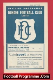 Dundee v Heart Of Midlothian Hearts 1969 – Scotland