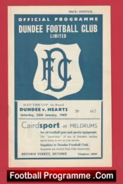 Dundee v Heart Of Midlothian Hearts 1969 – Scotland