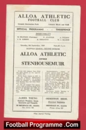 Alloa Athletic v Stenhousemuir 1959 – Scotland