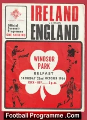 Northern Ireland v England 1966 – Inc George Best