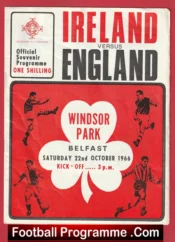 Northern Ireland v England 1966 – Inc George Best
