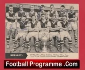 Burnley Football Club Multi Autographed Signed Picture 1960s