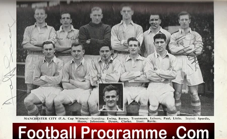 Manchester City 1956 FA Cup Winners Multi Autographed Signed Annual - Image 2