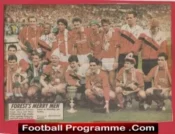 Nottingham Forest Football Club Multi Autographed Team Picture 1989 Cup Winners