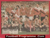 Nottingham Forest Football Club Multi Autographed Team Picture 1989 Cup Winners