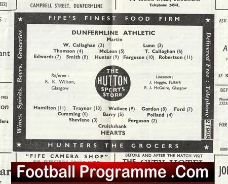 Dunfermline Athletic v Heart Of Midlothian 1965 - Alex Ferguson - Image 3