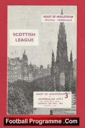 Heart Of Midlothian v Dunfermline Athletic 1964 Alex Ferguson
