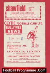 Clyde v Dunfermline Athletic 1967 – Alex Ferguson
