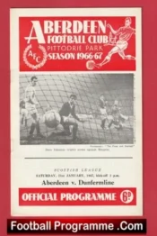 Aberdeen v Dunfermline Athletic 1967 – Alex Ferguson
