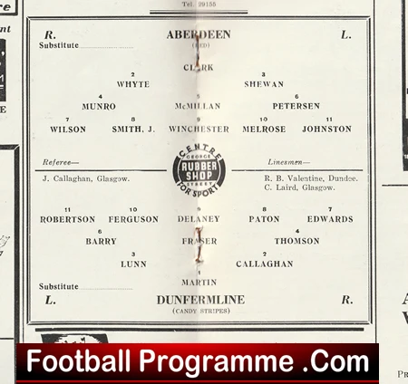 Aberdeen v Dunfermline Athletic 1967 - Alex Ferguson - Image 3
