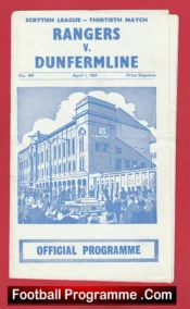 Glasgow Rangers v Dunfermline Athletic 1967 – Alex Ferguson