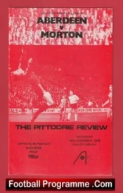 Aberdeen v Greenock Morton 1978 – Alex Ferguson First Season as Manager