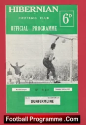 Hibernian Hibs v Dunfermline Athletic 1967 – Alex Ferguson