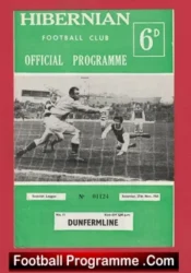 Hibernian Hibs v Dunfermline Athletic 1965 – Alex Ferguson