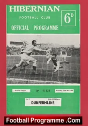 Hibernian Hibs v Dunfermline Athletic 1965 – Alex Ferguson