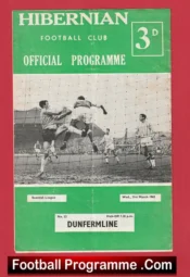 Hibernian Hibs v Dunfermline Athletic 1965 – Alex Ferguson