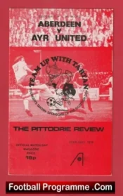 Aberdeen v Ayr United 1979 – Alex Ferguson First Season Manager