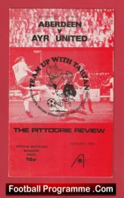 Aberdeen v Ayr United 1979 – Alex Ferguson First Season Manager