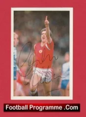 Manchester United Colin Gibson Autograph Signed Football Card Man Utd