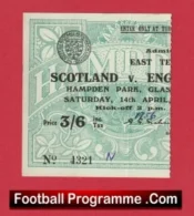 Scotland v England 1956 – Match Ticket Hampden Park