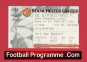 Manchester United v Olympiakos Piraeus 2002 – Football Ticket