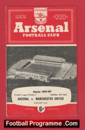 Arsenal v Manchester United 1960 – 1960s Man Utd