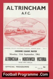 Altrincham v Northwich Victoria 1961 – Cheshire League