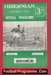Hibernian Hibs v Dunfermline Athletic 1964 – to clear