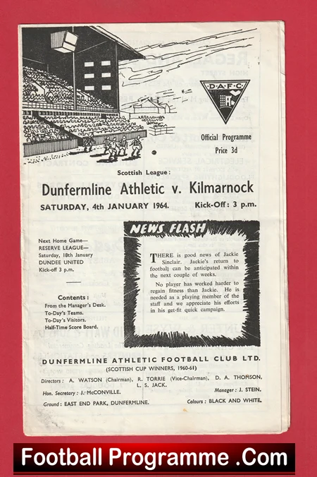 Dunfermline Athletic v Kilmarnock 1964 - Scotland - Image 2