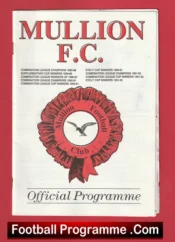 Mullion v Millbrook 1992 – South West League