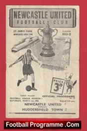 Newcastle United v Huddersfield Town 1952 – 1950s
