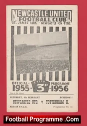 Newcastle United v Tottenham 1956