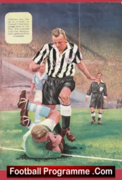 Newcastle United Vic Keeble Autographed Signed Picture 1950s