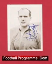 Manchester United Johnny Carey Autograph Signed Panini Sticker Man Utd