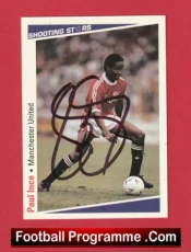 Manchester United Paul Ince Man Utd Signed Football Card Autographed
