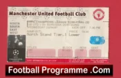 Manchester United v Borussia Dortmund 1997 – Match Ticket