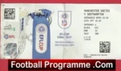 Manchester United v Southampton 2017 – Cup Final Match Ticket