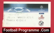 Lille v Manchester United 2007 – Match Ticket France