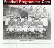 Manchester United Multi Autographed Signed Picture Man Utd 1947