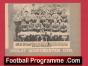 Manchester United Multi Autographed Signed Picture Man Utd 1966