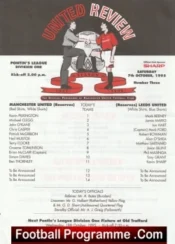 Manchester United v Leeds United 1995 – Eric Cantona Reserves Game