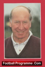 Manchester United Bobby Charlton Signed Autographed Picture